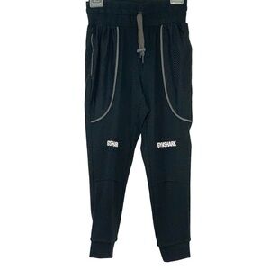 Gymshark Black Mesh Joggers XS NWT